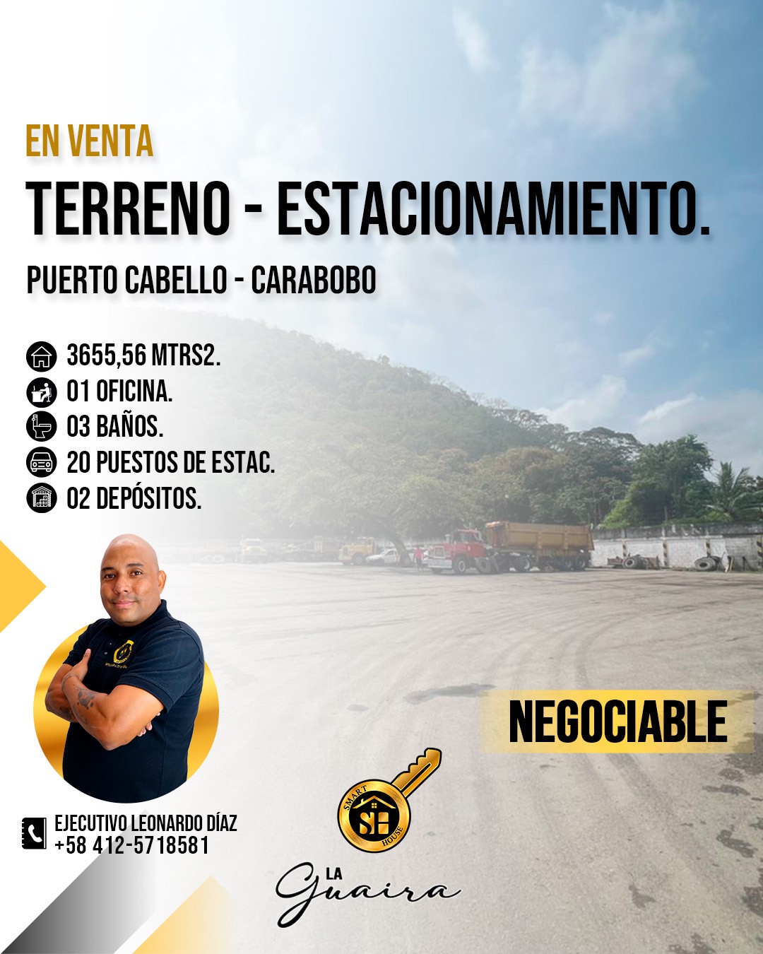 TERRENO ESTACIONAMIENTO VENTA PUERTO CABELLO CARABOBO