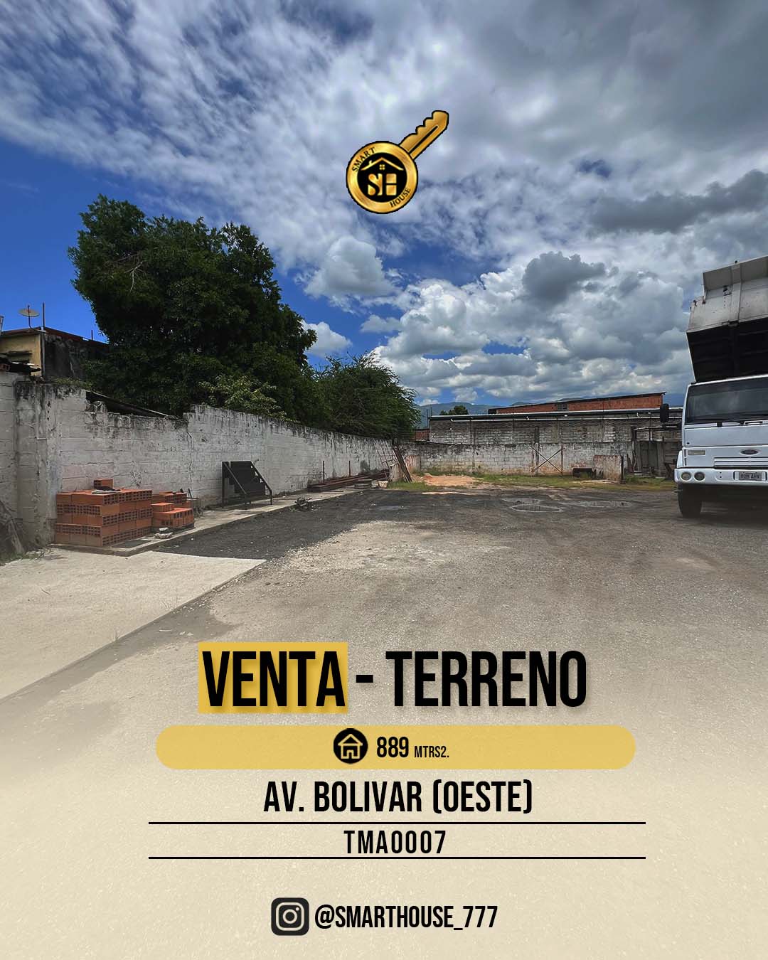 TERRENO VENTA  AV. BOLIVAR (OESTE)