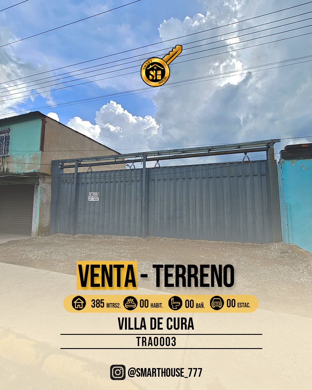 TERRENO VENTA VILLA DE CURA