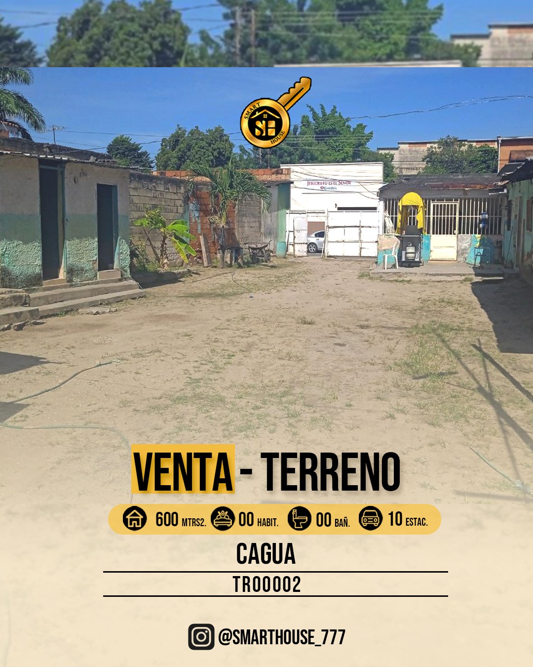 TERRENO VENTA CENTRO DE CAGUA