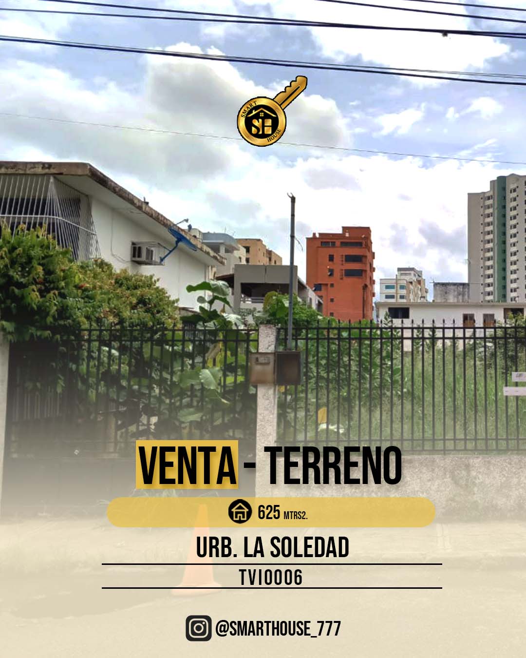 TERRENO VENTA URB. LA SOLEDAD